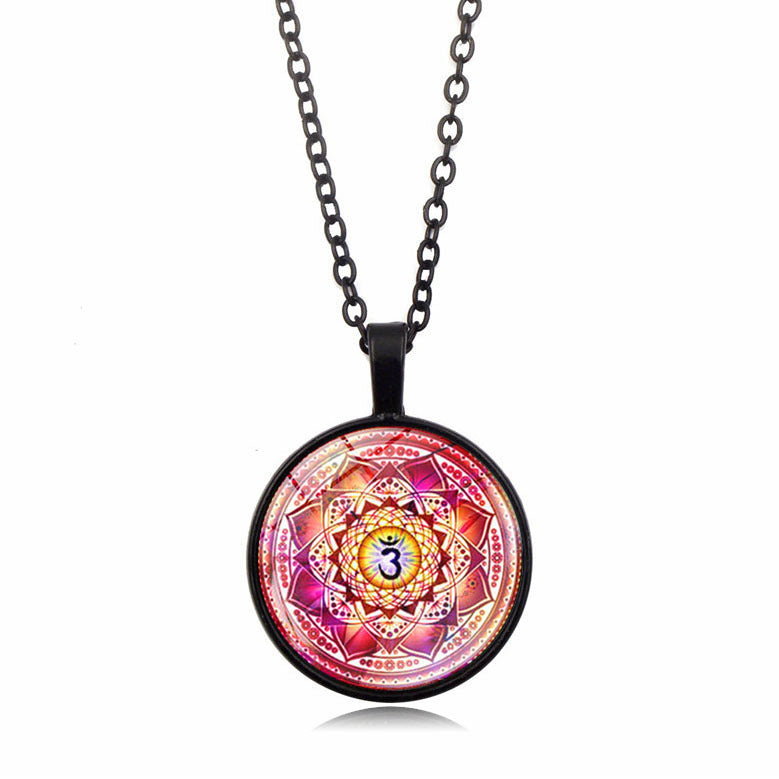 Accessories Yoga Mandala Time Gem Necklace