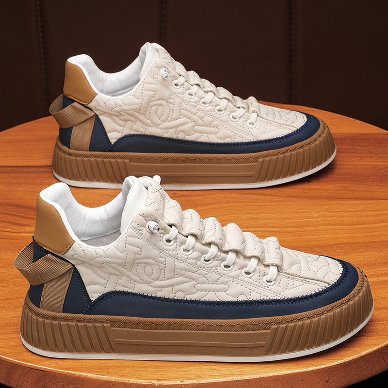 Men's Fashionable And Versatile Heightening Casual Board Shoes - Rswank