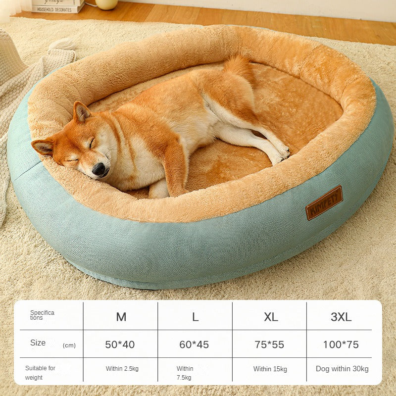 Removable And Washable Dog Bed Warm Cat Bed For Sleeping