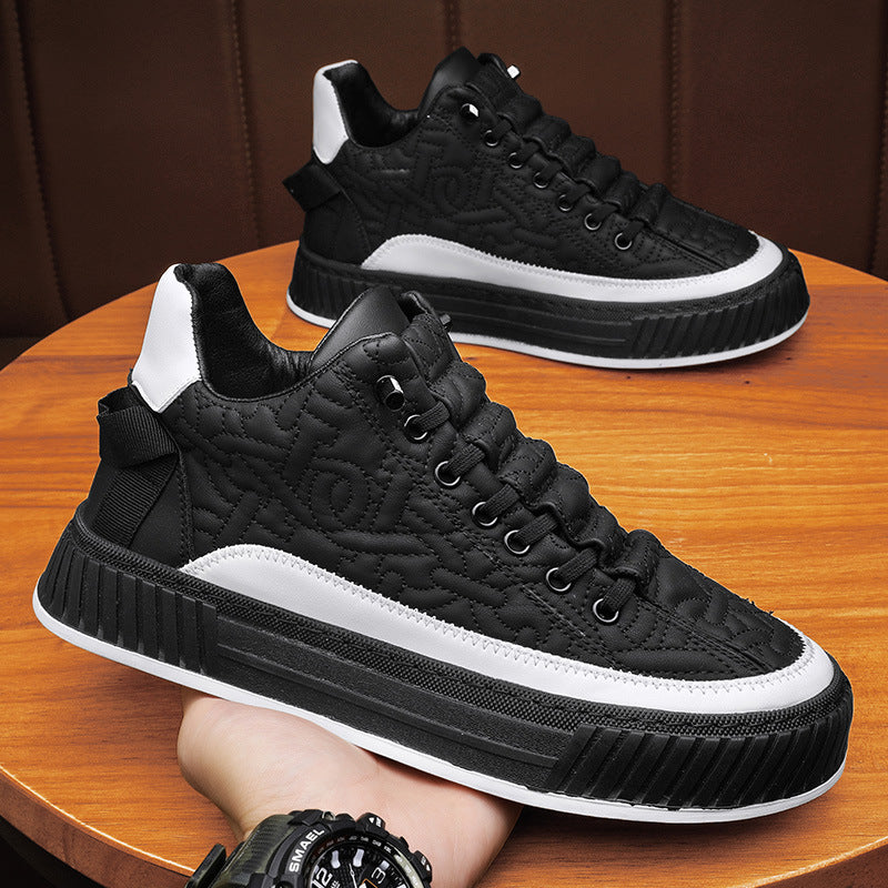 Men's Fashionable And Versatile Heightening Casual Board Shoes - Rswank