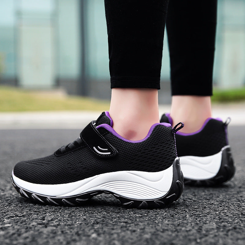 Running Shoes, Outdoor Key-step Sports Shoes, Thick-soled Height-increasing Shoes - Rswank