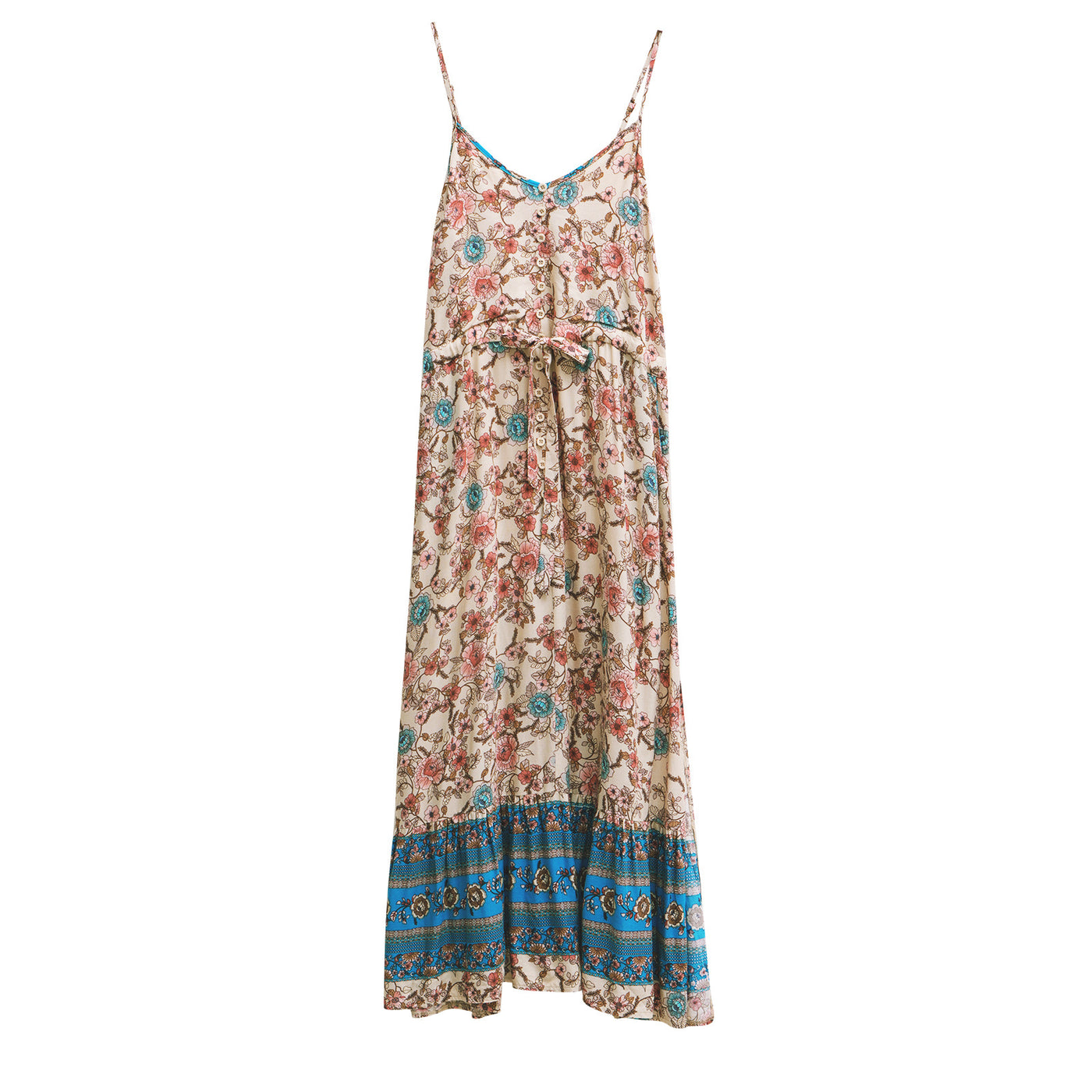 Dress Summer Bohemian Vacation Split Sling Maxi Dress