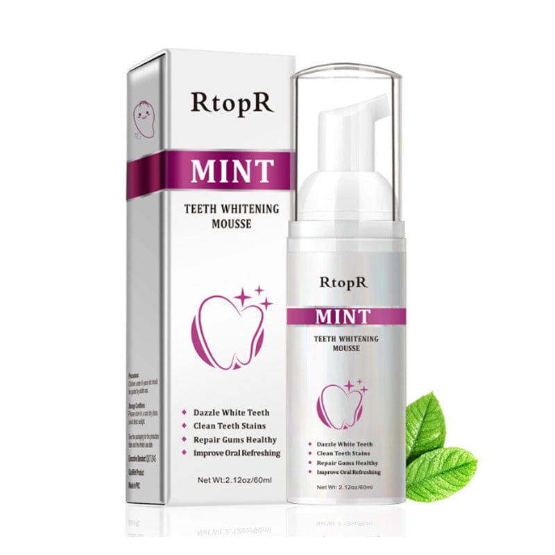 Mint Cleansing Mousse White Teeth 60ml Foam Toothpaste Rswank