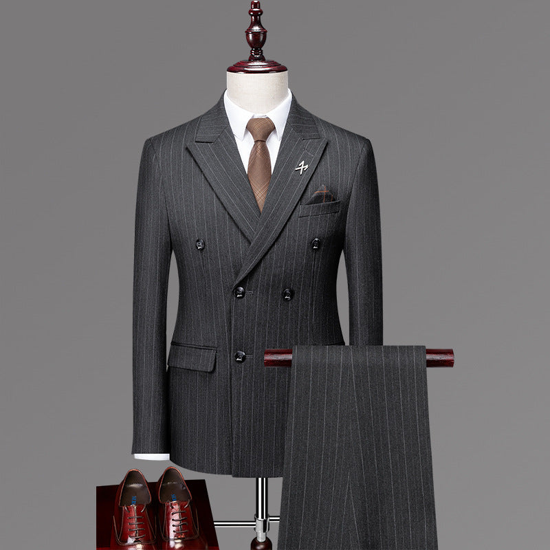 Casual three-piece set union suit Slim men's suit