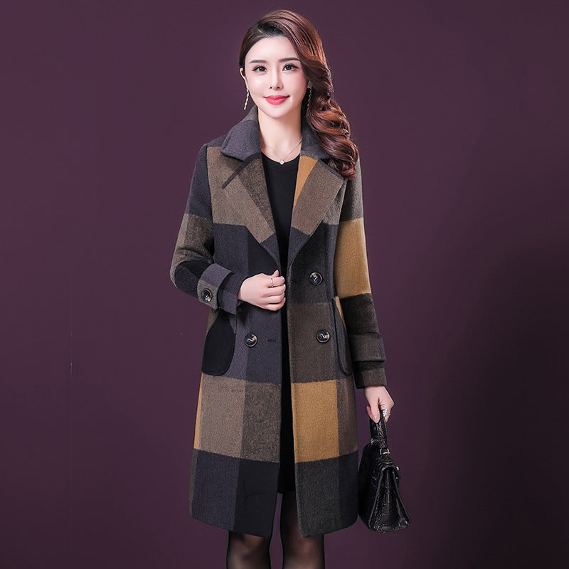 Factory direct 2021 new winter dress foreign high-end texture Rswank