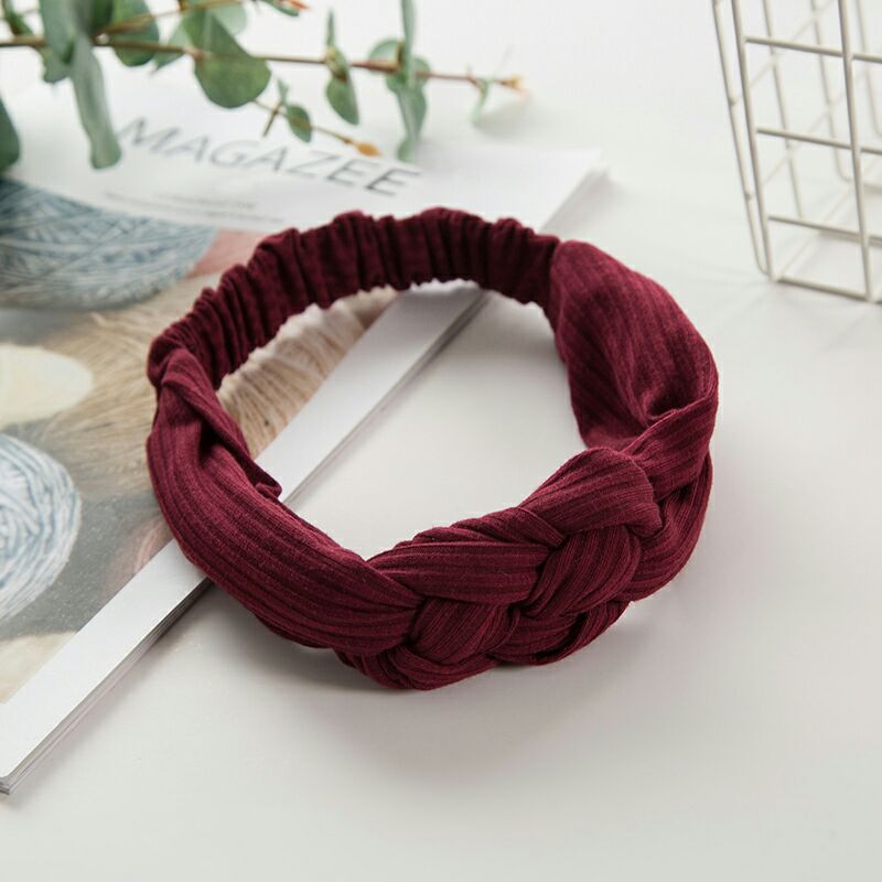 Knitted Chinese knot hair band Rswank