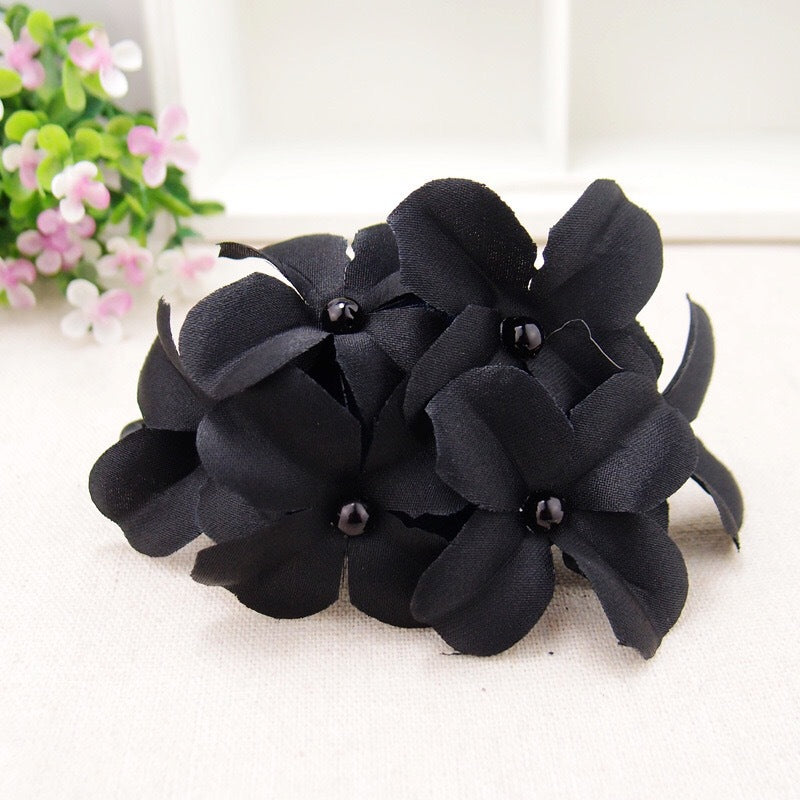 Ladies Handmade Fabric Six Flower Hair Accessories Rswank