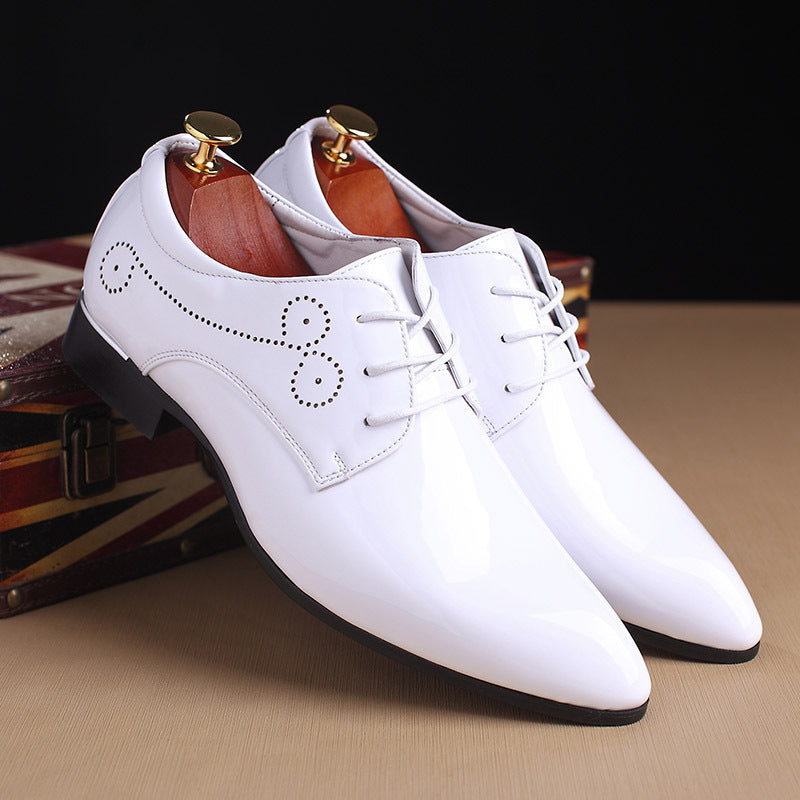 Men Leather Shoes Men Business Casual Dress Shoes Rswank