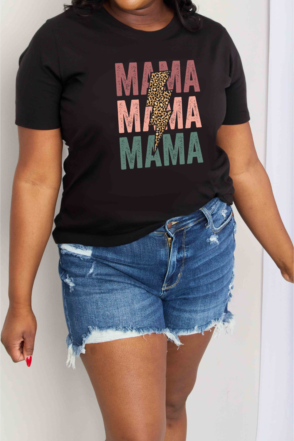 Simply Love Full Size MAMA Graphic Cotton T-Shirt