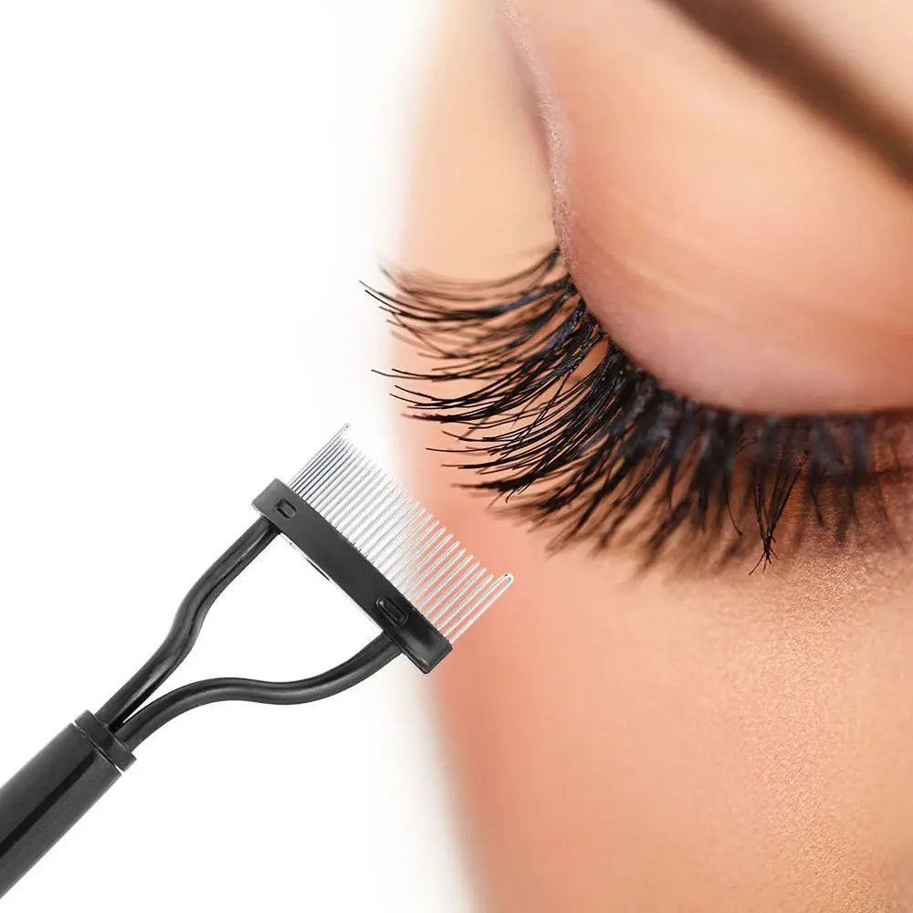 Foldable Metal Eyelash Brush Comb Rswank