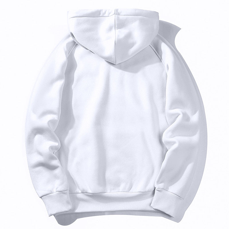 Warm Fleece Hoodies Men Sweatshirts