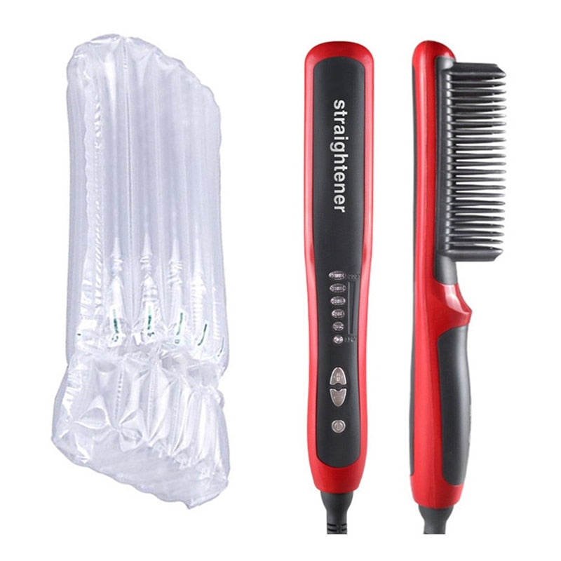 Hot Comb Hair Straighteners Brush Women Hair Styler