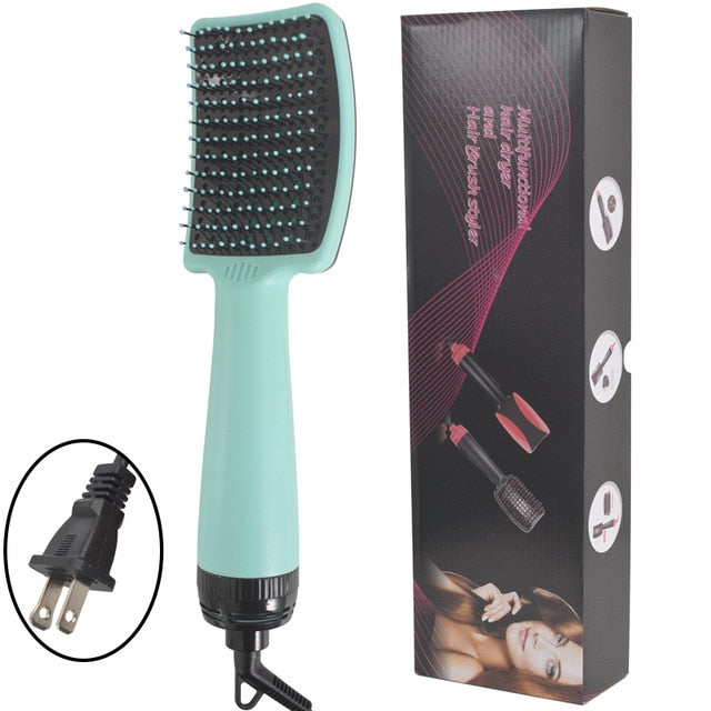 New Hair Dryer Brush Brosse Soufflante Cheveux Hairdryer Brush 2 in 1 Hair Dryer & Volumizer Salon Hot Air Comb Hot Comb Brush