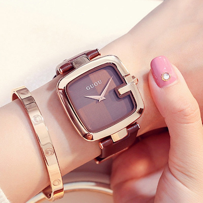 Guou Top Brand Women's Watches Rswank