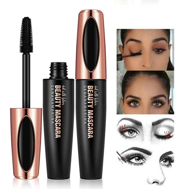 13g Mascara 4D Brush Eyelash Mascara Quick Dry Waterproof Makeup Professional Extends Lashes Cosmetics Tools U5X7 Rswank