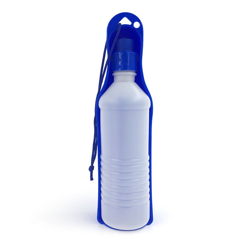 250ml/500ml Pet Dog Water Bottle Plastic Portable Water Bottle Pets Outdoor Travel Drinking Water Feeder Bowl Foldable Rswank