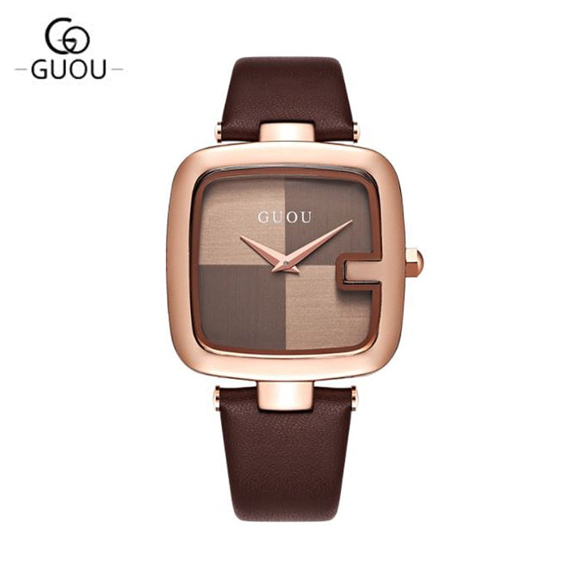 Guou Top Brand Women's Watches Rswank