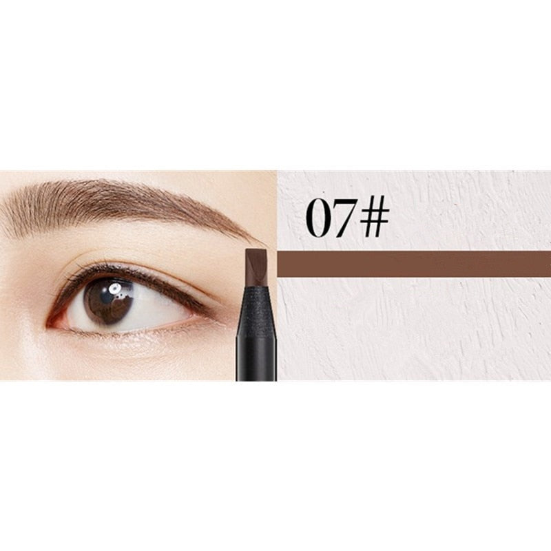 White Eyebrow Pencil Cosmetic pen Brush for eyeshadow Natural Long-Lasting Tattoo Tint waterproof Rswank