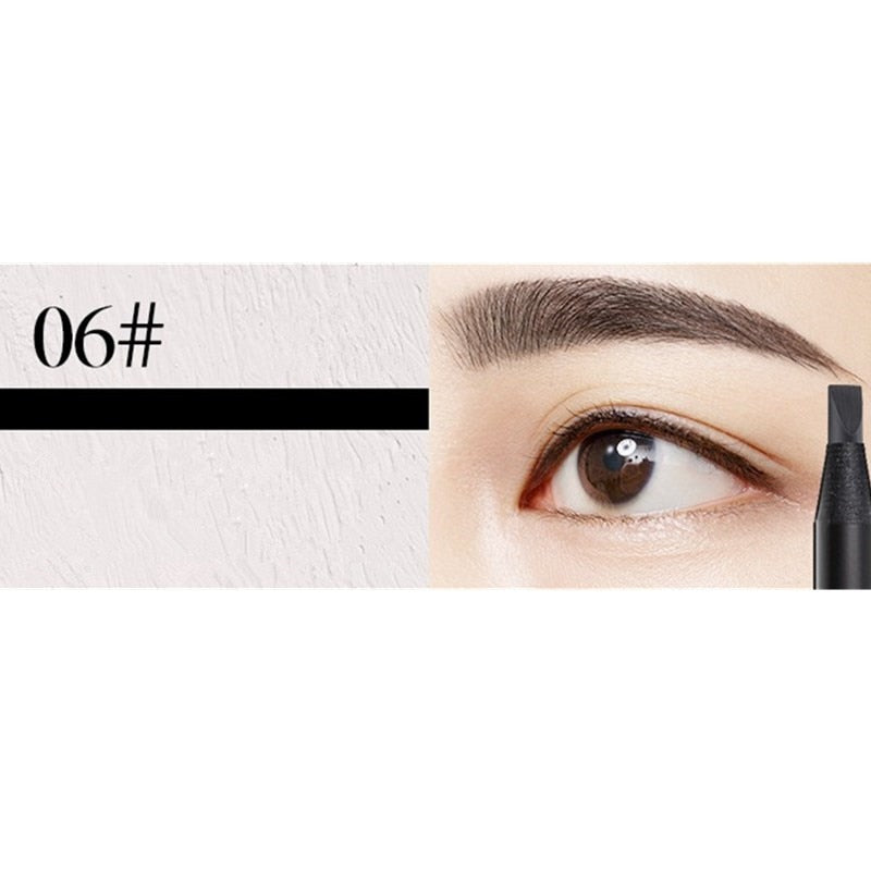 White Eyebrow Pencil Cosmetic pen Brush for eyeshadow Natural Long-Lasting Tattoo Tint waterproof Rswank