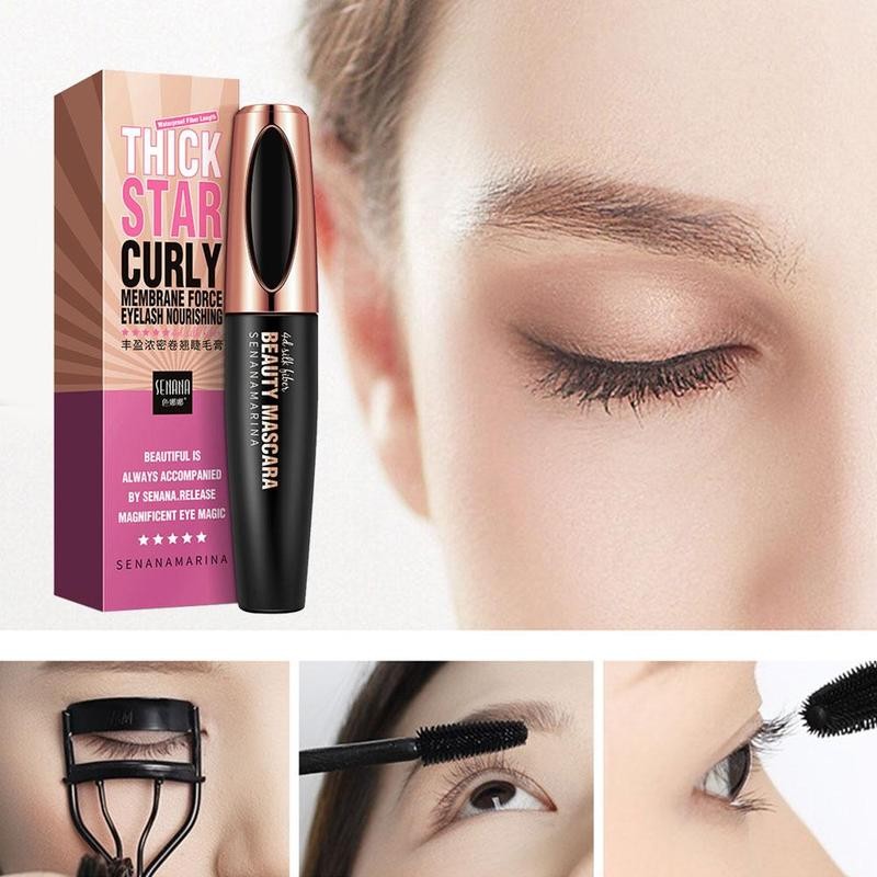 13g Mascara 4D Brush Eyelash Mascara Quick Dry Waterproof Makeup Professional Extends Lashes Cosmetics Tools U5X7 Rswank