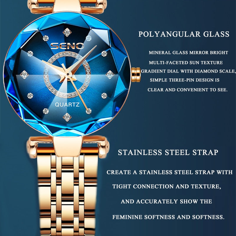 2022 Fashion Watches For Women Ladies Luxury Brand Quartz Relogio Feminino Female Rswank