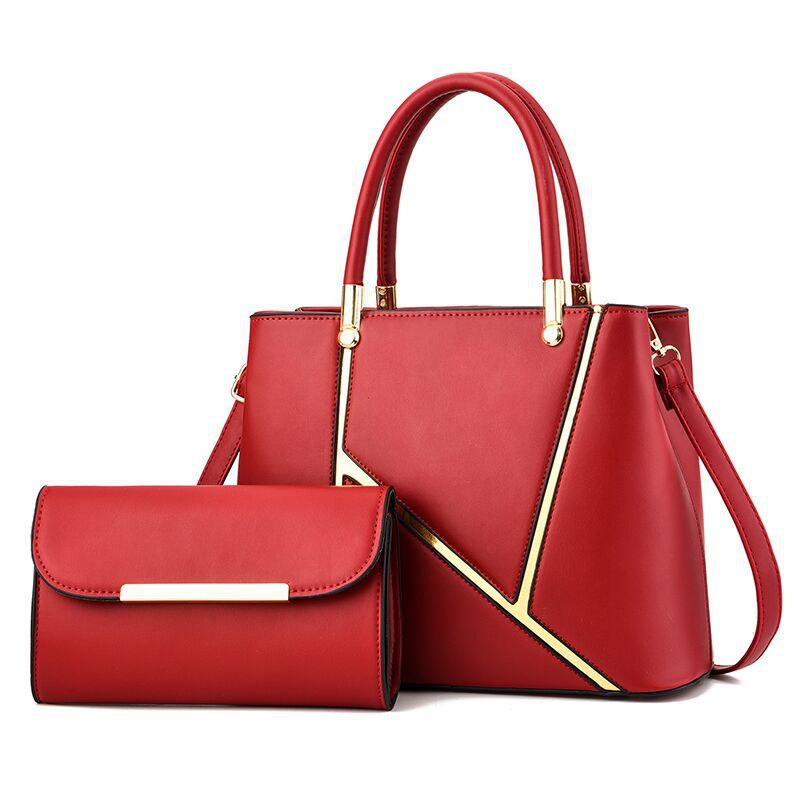 Women Bag Shoulder Handbag Women Vintage Messenger Bags Fashion Luxury Top-Handle Composite Bag Purse Wallet Leather Rswank