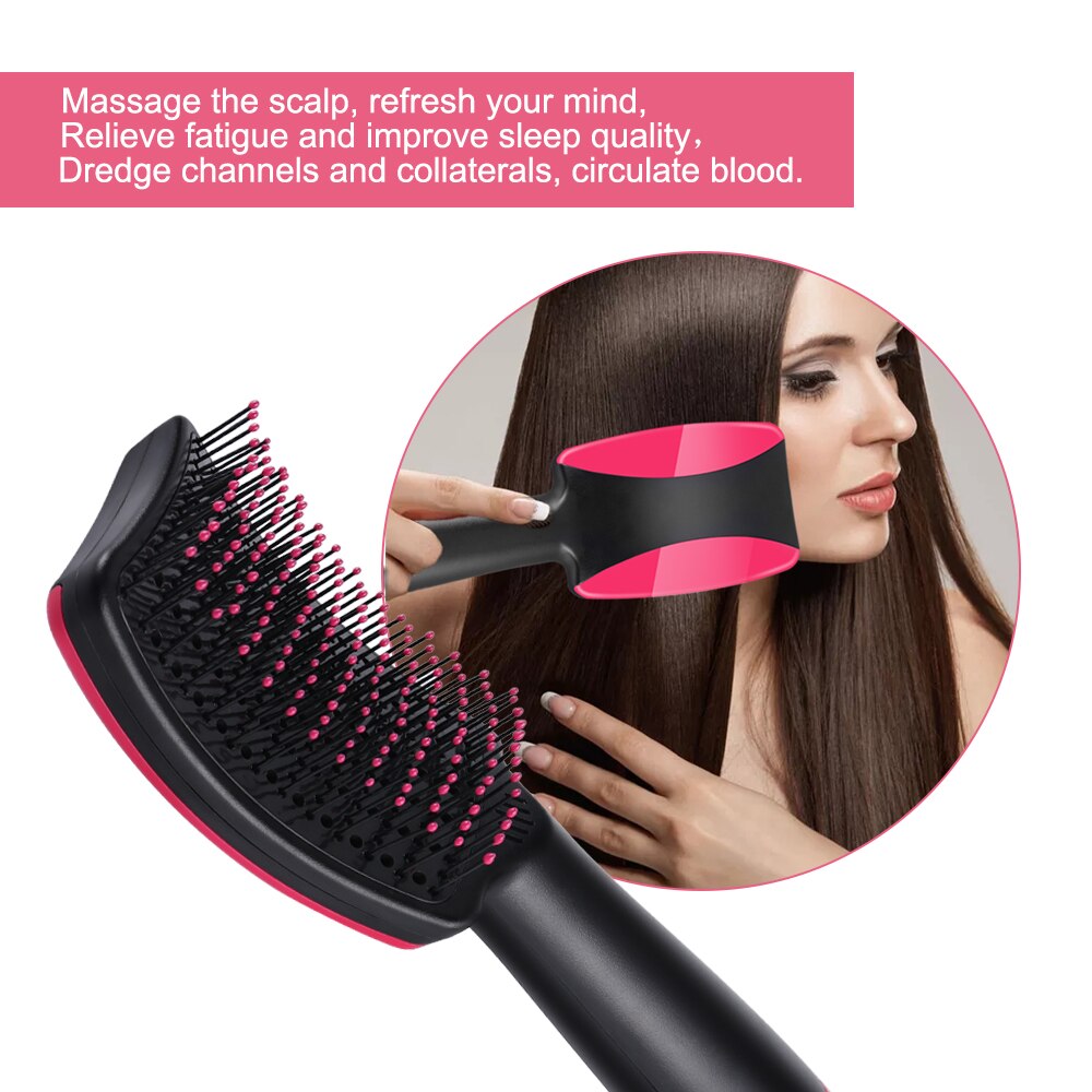 New Hair Dryer Brush Brosse Soufflante Cheveux Hairdryer Brush 2 in 1 Hair Dryer & Volumizer Salon Hot Air Comb Hot Comb Brush