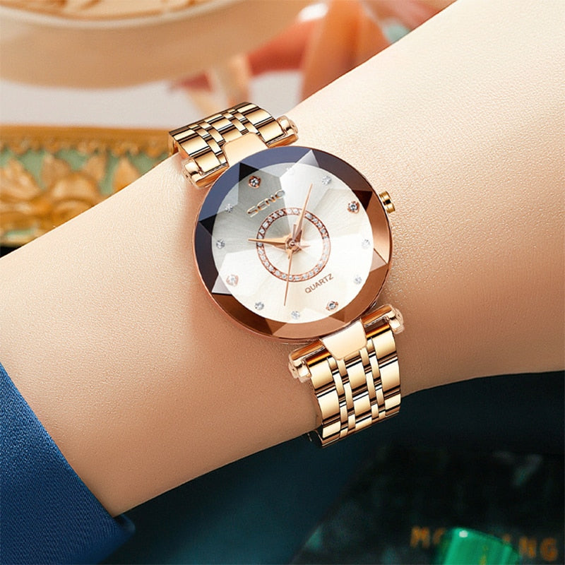 2022 Fashion Watches For Women Ladies Luxury Brand Quartz Relogio Feminino Female Rswank