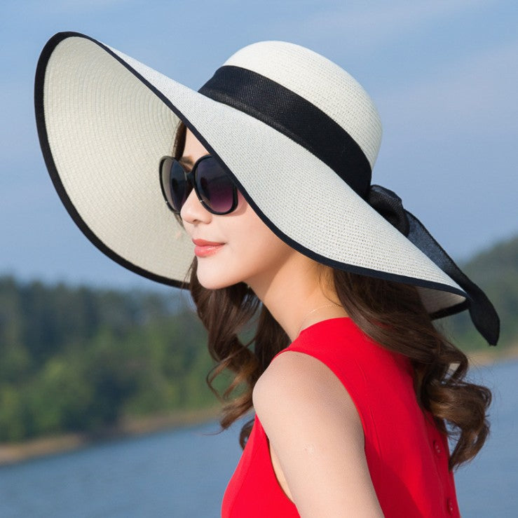 Manufacturers sell big brim hat shade straw Rswank