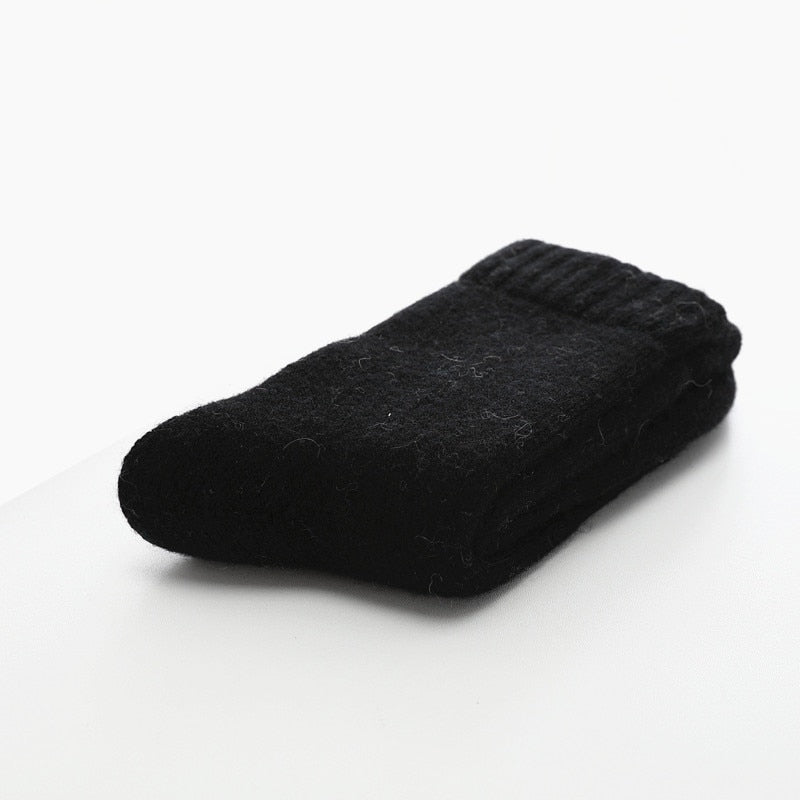 Socks Men Super Thicker Solid Sock Merino Wool Rabbit Socks Rswank