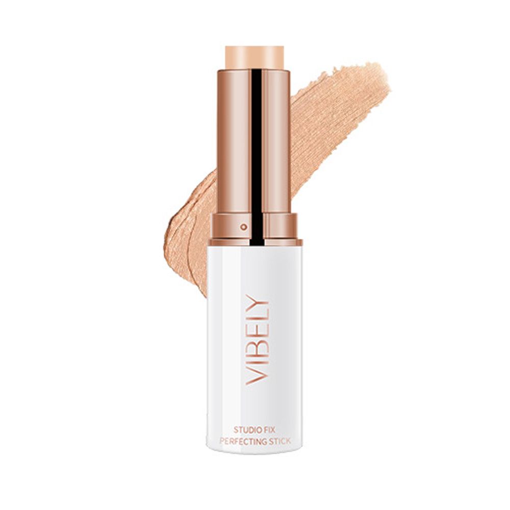 Stick Quick-Fix Highlighter Stick Smoother Moisturizing Concealer Double Head with Brush Contour Neutral Makeup Rswank