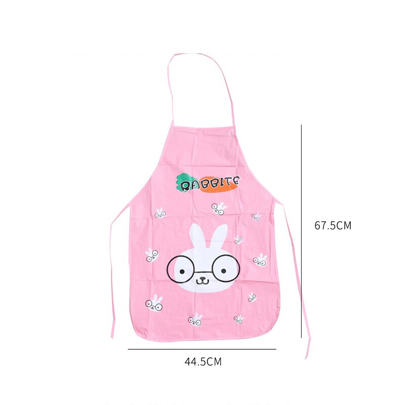 Panda Kids Apron Waterproof 44.5*67.5cm BBQ Bib Apron For Women's Kitchen Apron Cooking Baking Rswank