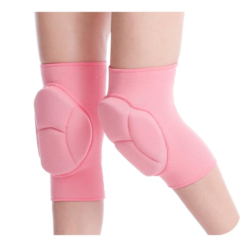 Girl Sports Compression Knee Pads Elastic Protector Thickening Sponge Knee Brace Support Rswank