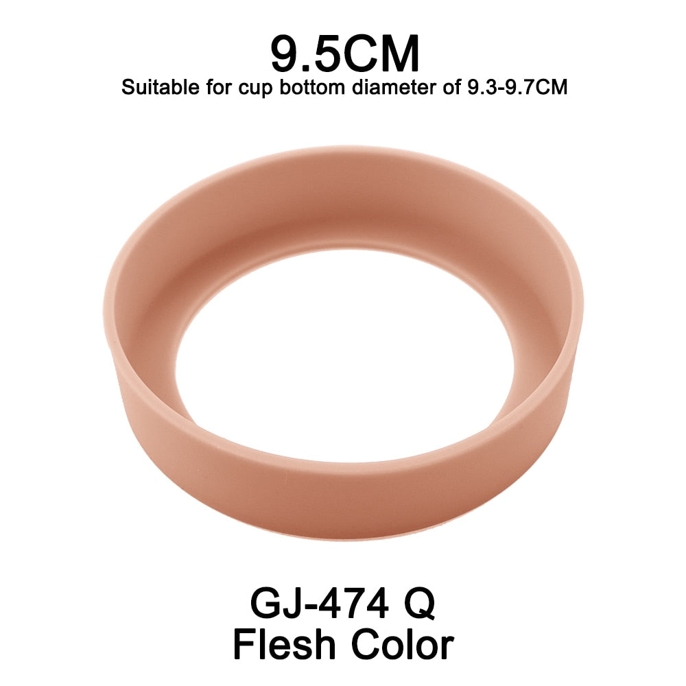 1Pc 20G 9.5CM Soft Silicone Cup Bottom Protective Cover Rswank