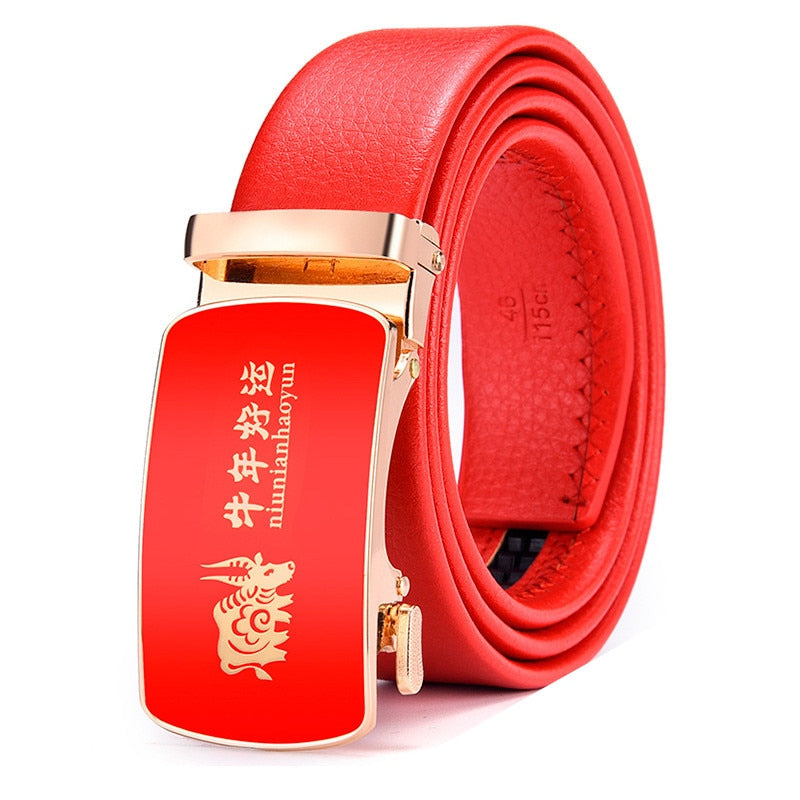 2023 New Men & Women Belts Elements Classic Red Fashion Rswank