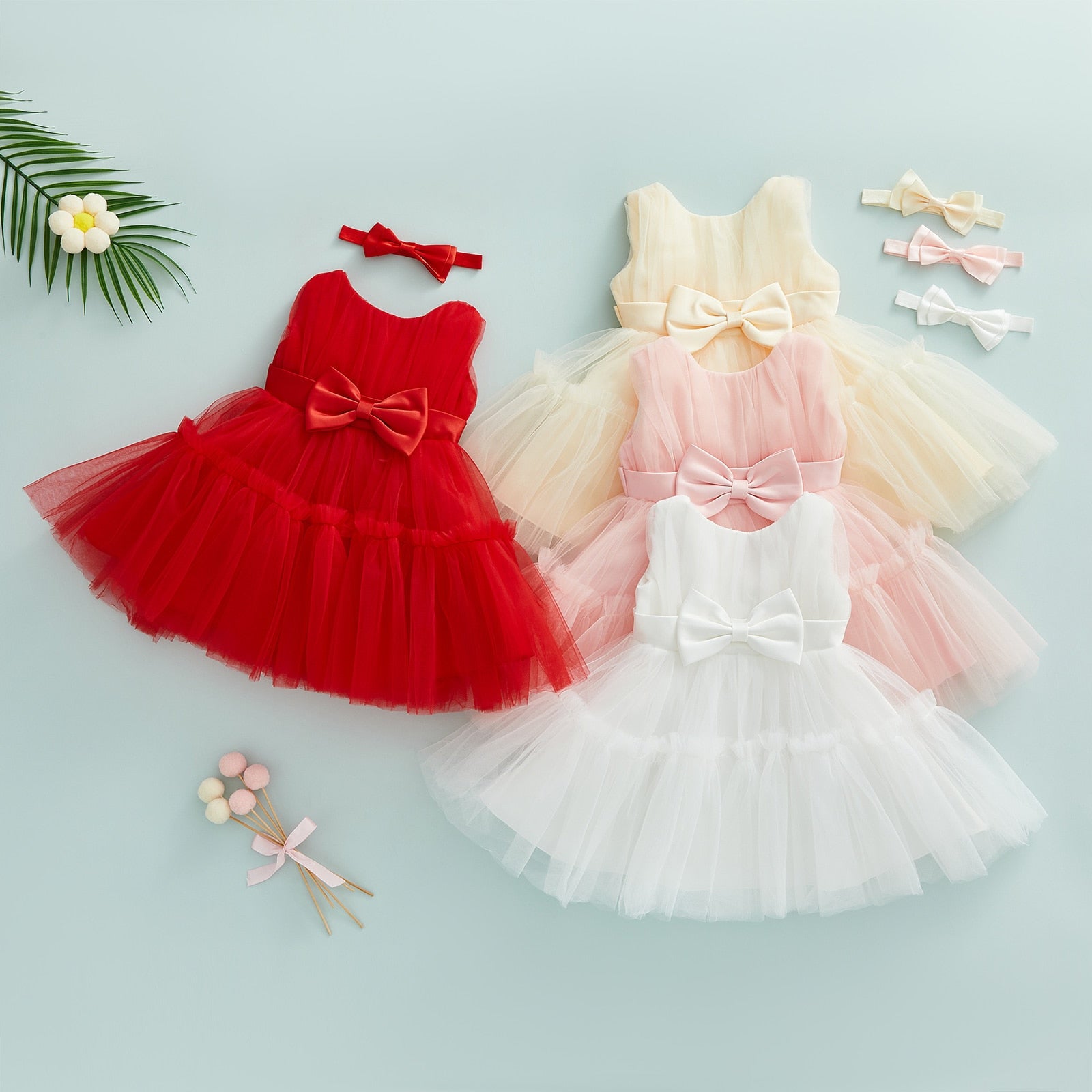 Kids Infant Baby Girls Formal Long Dress, Rswank