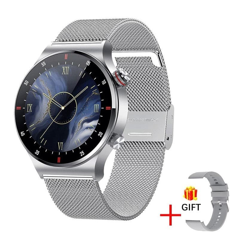 LIGE ECG+PPG Bluetooth Call Smart Watch For IOS Android Rswank