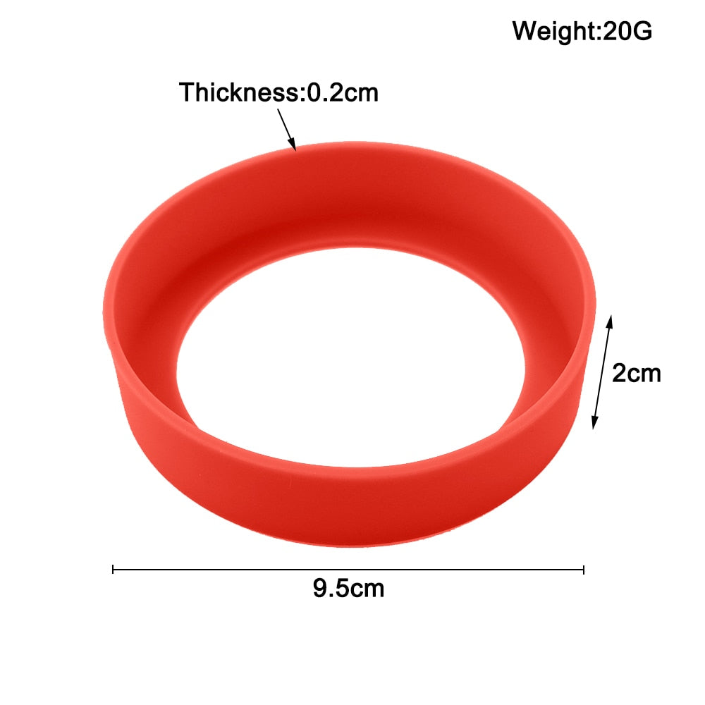 1Pc 20G 9.5CM Soft Silicone Cup Bottom Protective Cover Rswank