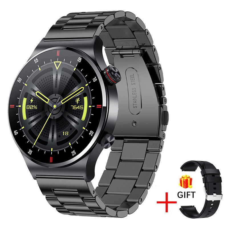 LIGE ECG+PPG Bluetooth Call Smart Watch For IOS Android Rswank