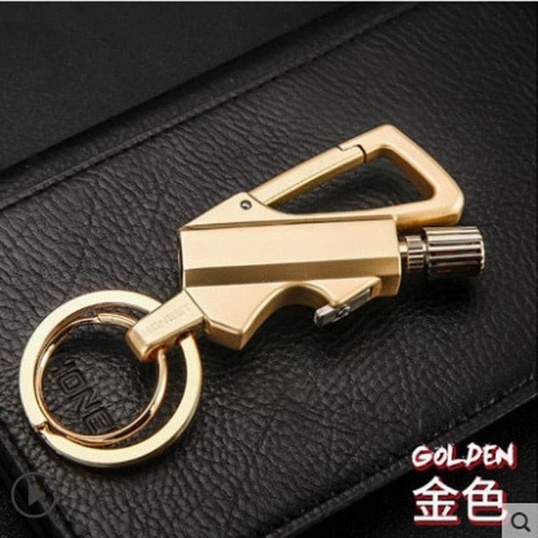 Metal Keychain Lighter Wild Fire Fun Gadget Ten Thousand Rswank