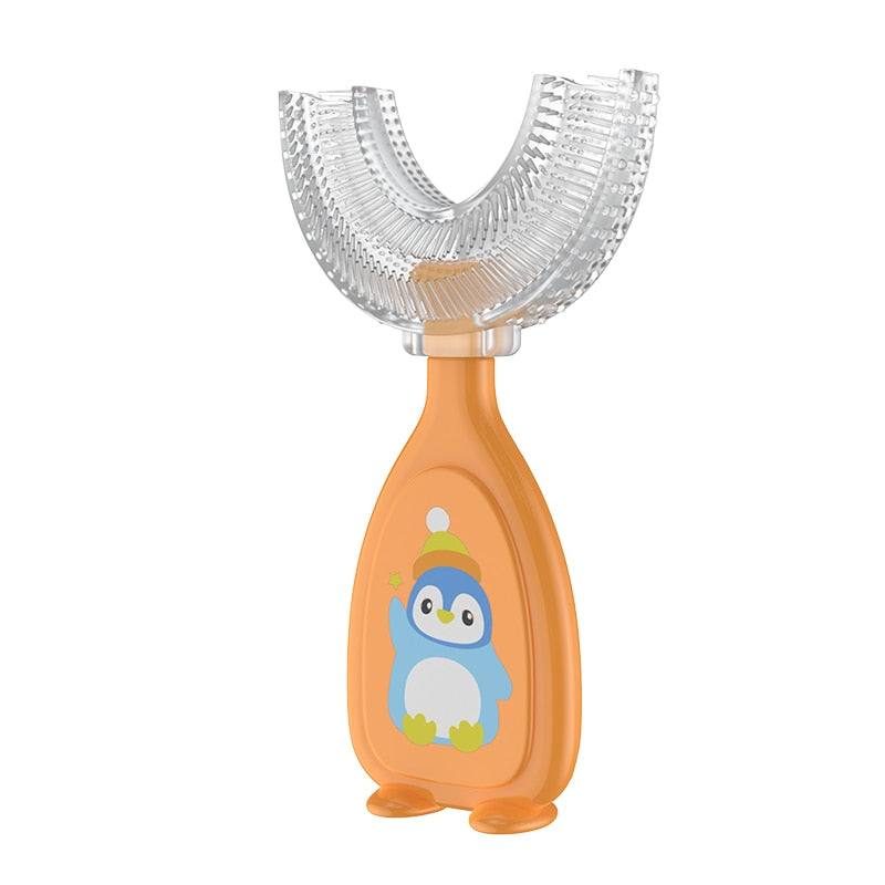 Silicone Baby Soft U-Shape Toothbrush Rswank