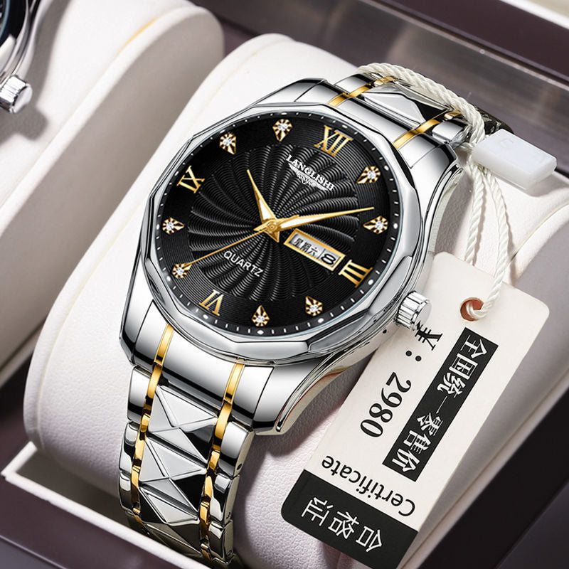 Stainless Steel Men Watch Luxury Brand Waterproof