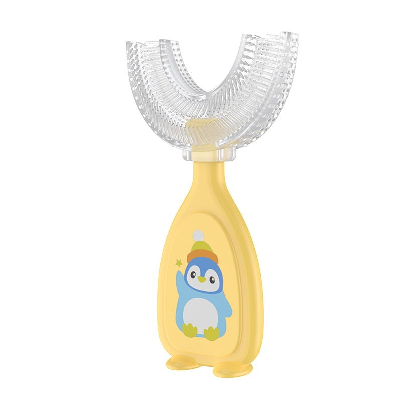 Silicone Baby Soft U-Shape Toothbrush Rswank