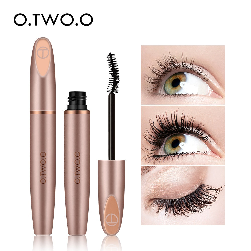 Waterproof Mascara Lengthens Eyelashes Extension Black 3D Silk Fiber Mascara Rswank