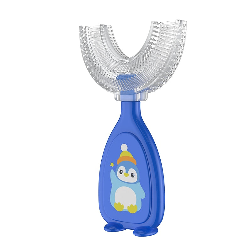 Silicone Baby Soft U-Shape Toothbrush Rswank