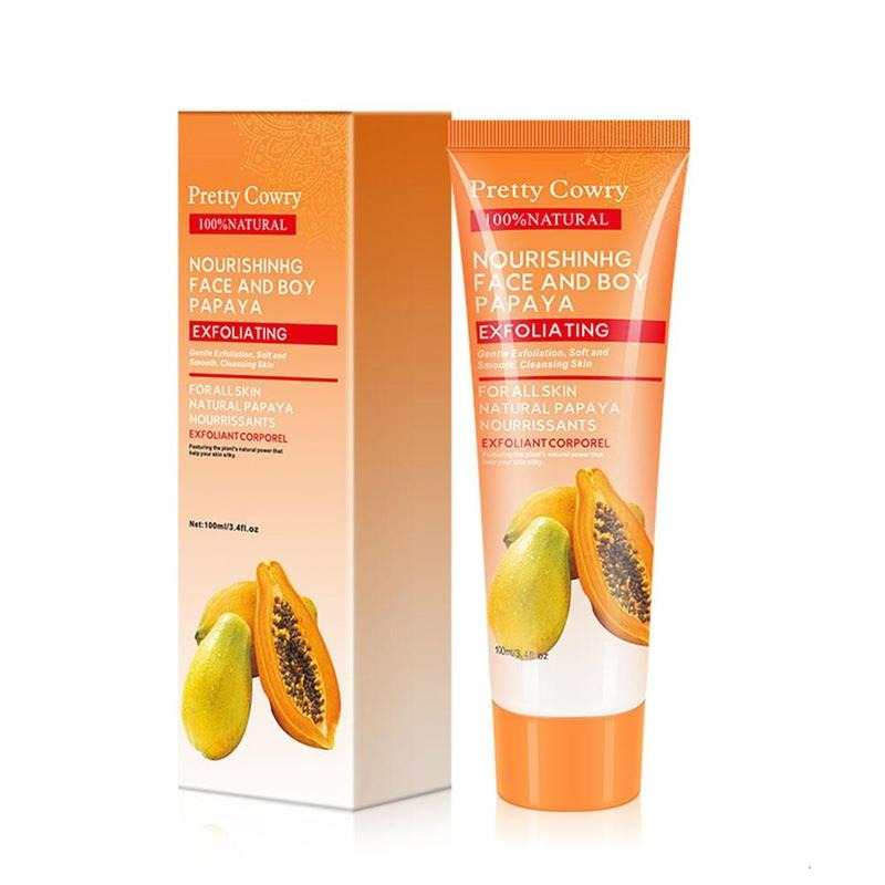 100g Papayas Essence Peeling Cleanser Natural Exfoliating Cream Brightening Whitening Face Scrub Gel T3u0 Rswank