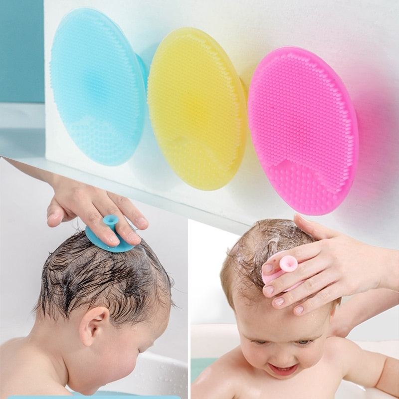 Bathing Soft Silicone Boys Kids Shower Brush Rswank