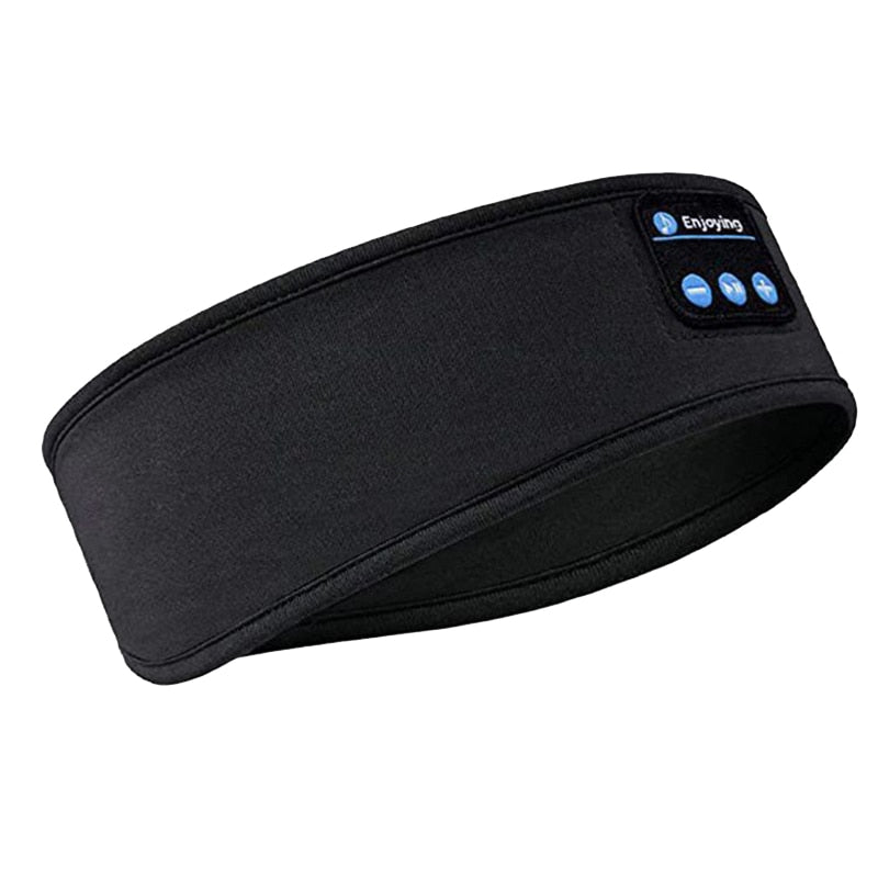 Sleep Mask Bluetooth Sleeping Headphones Headband Thin Soft Elastic Comfortable Wireless Music Headset Eye Mask For Side Sleeper Rswank