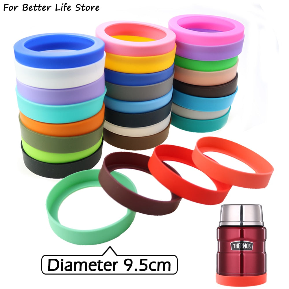 1Pc 20G 9.5CM Soft Silicone Cup Bottom Protective Cover Rswank