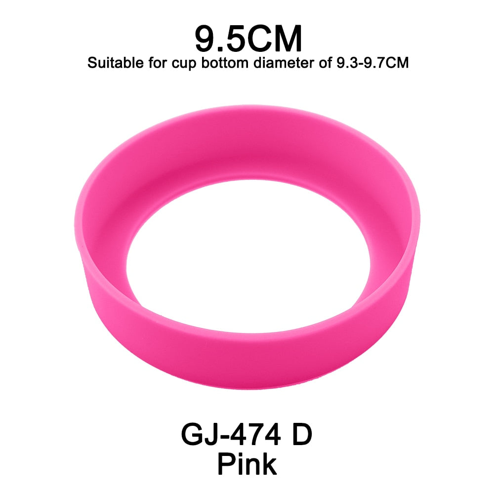 1Pc 20G 9.5CM Soft Silicone Cup Bottom Protective Cover Rswank